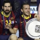 El Barcelona doblega a un luchador
Granollers y logra la Copa Asobal