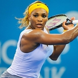 Serena Williams se felicita el ao con un buen debut