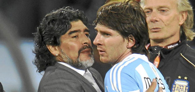 Maradona: Si no ganamos el Mundial, no culpemos a Messi