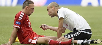 Guardiola: Nunca había visto a un jugador del carácter de Ribéry