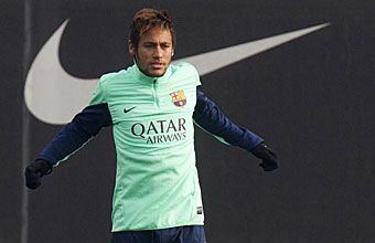 Neymar, baja por gastroenteritis ante el Getafe
