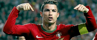 Cristiano Ronaldo es el mejor goleador internacional de 2013