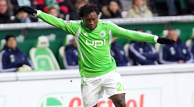 Ibrahim Sissoko, en un partido con el Wolfsburgo alemn / Web de la Bundesliga