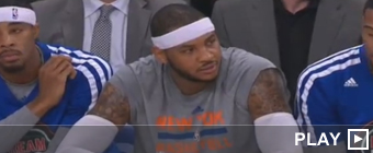 Un Carmelo desesperado explota contra sus Knicks: Ni siquiera luchamos