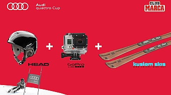 Audi Cup sortea dos equipos de esqu entre los socios del Club