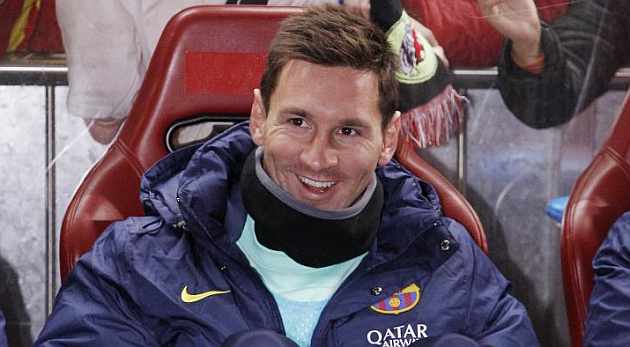 Messi empezar en el banquillo ante el Levante