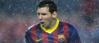 Doblete y asistencia de
un apasionado Messi