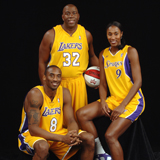 Kobe Bryant, Magic Johnson y Lisa Leslie