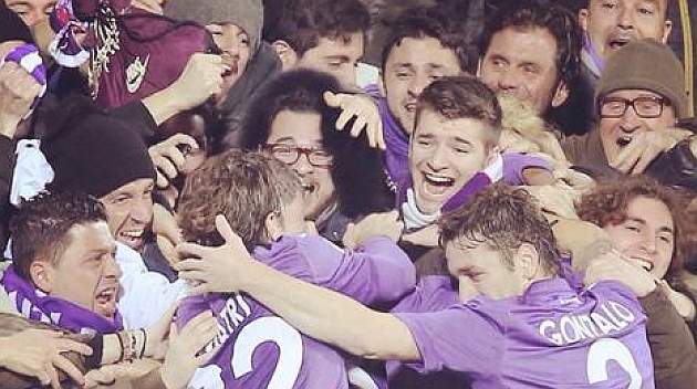 La Fiorentina, primer finalista de Copa