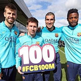 El Barça celebra sus 100 millones de seguidores en redes sociales