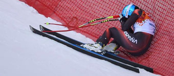 Carolina Ruiz vuelve a caerse en Sochi