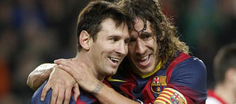 Messi y Puyol