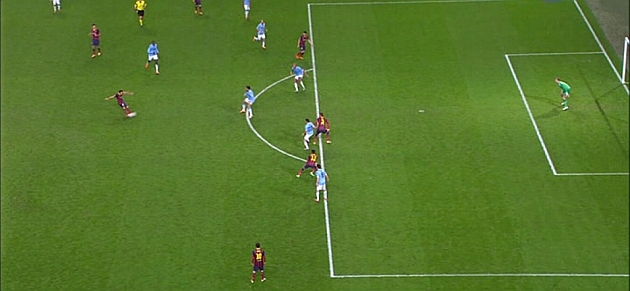 Referee disallows legal Barcelona goal