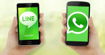 Line gana 2 millones de usuarios por el fallo de WhatsApp