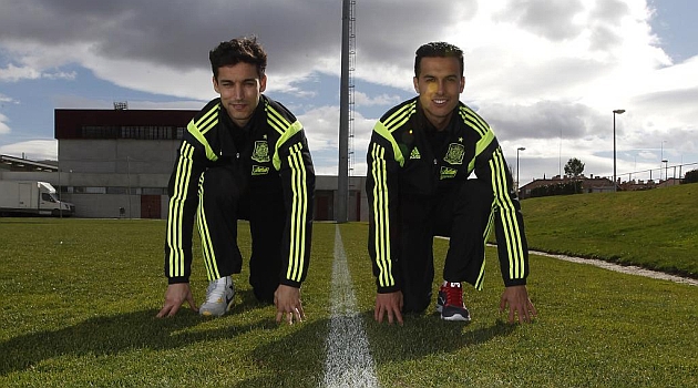 Pedro and Navas: two Red Devils
