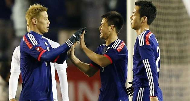 Honda y Kagawa lideran la goleada ante Nueva Zelanda