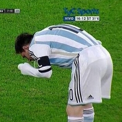 Messi: Me pasa siempre, no es nada