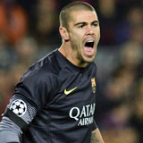 Una mano providencial de
Valdés salvó al Barça