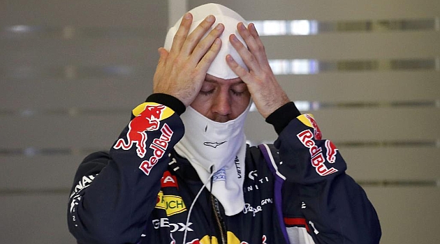 Vettel no lo haca tan mal desde Brasil 2009
