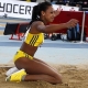 Ana Peleteiro revalida su ttulo
en triple salto con 13,39 metros