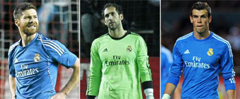 Xabi Alonso, Diego López y Bale, señalados por la afición