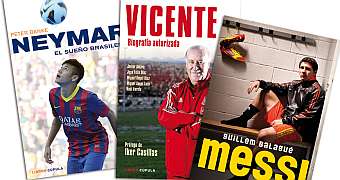 Libros de Del Bosque, Neymar y Messi para nuestros lectores