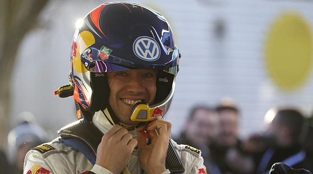 Ogier tras ganar en Monte Carlo (2014) / Foto: RV.RACINGPRESS