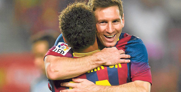 Un 10 para Messi y Neymar