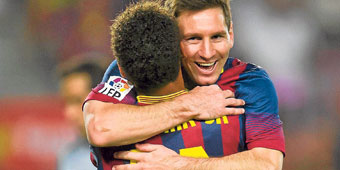 Messi y Neymar