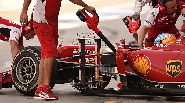 Ferrari forced to curb Bahrain tests