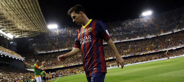 La temporada de Messi, entre regular y mala