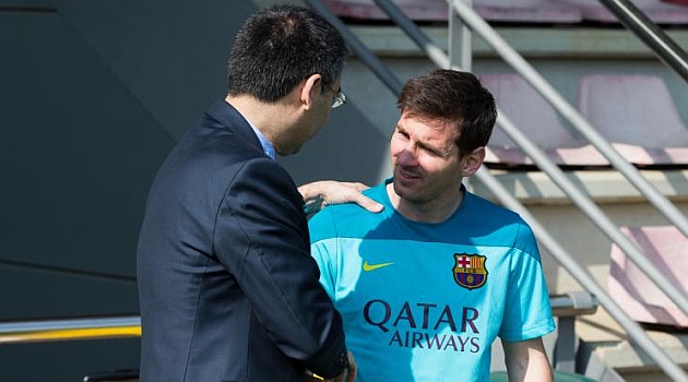 Bartomeu: Messi debe
liderar el futuro del Bara