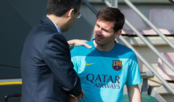 Bartomeu: Messi debe
liderar el futuro del Barça