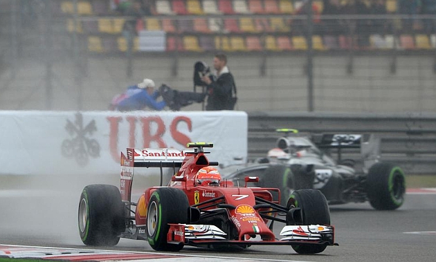 Kimi Rikknen durante el GP de China / Foto: AFP