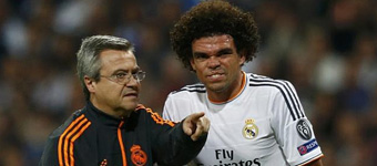 Pepe se marchó lesionado y aclamado por el Bernabéu