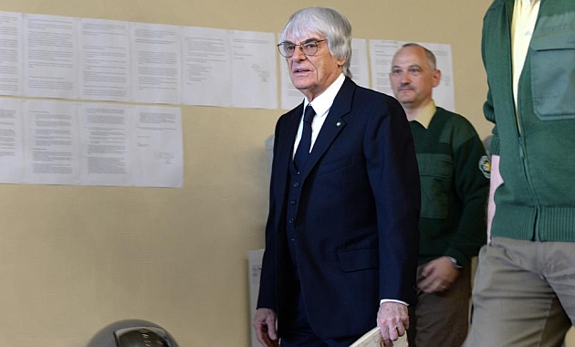 Bernie Ecclestone en el juicio de Mnich / Foto: AFP