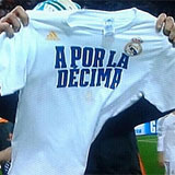 A por la Dcima ya luce en las camisetas del Madrid