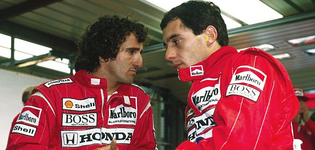 Prost y Senna, en su etapa en McLaren-Honda