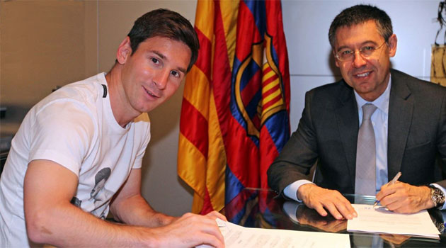 Messi signs new contract for 20 million