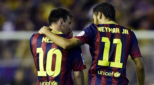Neymar: Messi es nuestra solucin, nunca un problema