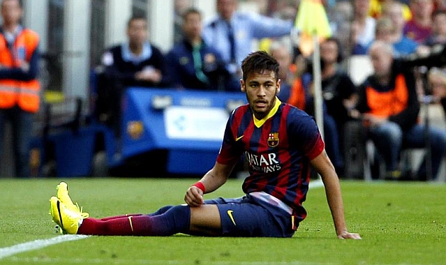 Neymar, cansado frente al Atleti en Liga / Foto: CHEMA REY-MARCA