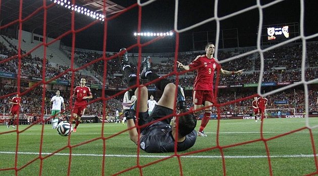 Torres saborea el gol con
La Roja un ao despus