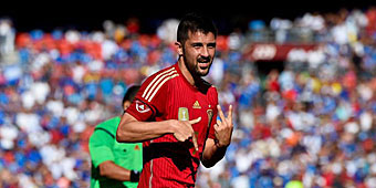 Villa recupera el gol a cinco días del Mundial