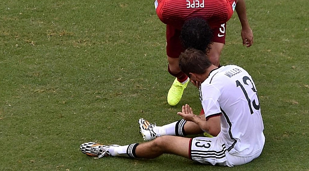 Pepe shouldn't have seen red against Germany