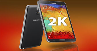 Samsung Galaxy Note 4, pantalla de 5,7 pulgadas con resolución 2K