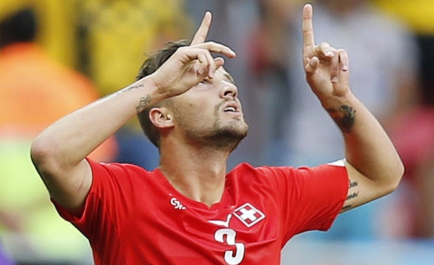 Seferovic celebra el gol marcado con Suiza en el Mundial / Foto: REUTERS