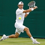 Adrin Menndez, nico espaol superviviente en la 'Qualy' de Wimbledon