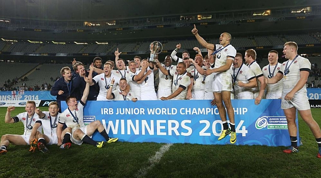 La seleccin de Inglaterra sub-20 celebra el ttulo mundial / AFP