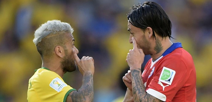La FIFA investiga una pelea entre
las delegaciones de Brasil y Chile