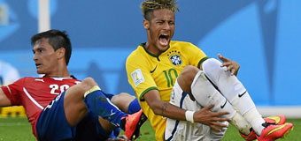 Neymar, el 'paragolpes'